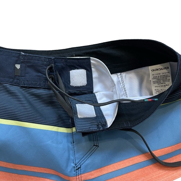 Quicksilver Eye Scallop 20" Men’s Boardshort Shorts Swim Trunks - Picture 4 of 12